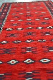 Etnik Motifli Otantik Dekoratif Kilim Desenli Halı (80cmx300cm) M1 - 2