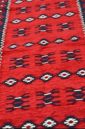 Etnik Motifli Otantik Dekoratif Kilim Desenli Halı (80cmx200cm) M1 - 3
