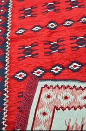 Etnik Motifli Otantik Dekoratif Kilim Desenli Halı (80cmx200cm) M1 - 4