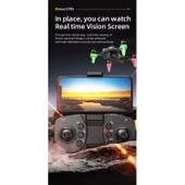 Ozmik C19S Drone 360 derece engel kaçınma karbon fiber drone Wifili 1080p çözünürlüklü thumbnail 4