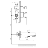 Gpd Pedra Ankastre Banyo Bataryası MTA160 - 2