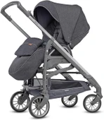 Inglesina Trilogy Tek El Tek Hamle ile Katlanıp Açılan Çift Yön Bebek Arabası Özel Koleksiyon - Village Denim - 4