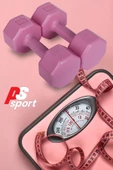 PSSPOR 3 Set Pembe Renk Dambıl Seti ( 2 Adet 1KG - 2 Adet 2KG - 2 Adet 3KG Gönderim Yapılmaktadır) - 4