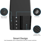 SABRENT USB SATA Çoklu Yuvalı Harici Sabit Sürücü Bağlantı İstasyonu (EC-DSK2) - 3