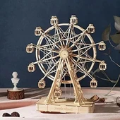 Rolife 3D Ahşap Yapboz Mekanik DIY El Sanatları Setleri - Dönme Dolap - 2