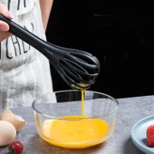 Pratik Kilitlenebilir Sihirli Çırpıcı Yumurta Sos Krema Çırpıcı Ve Makarna Maşası thumbnail 2