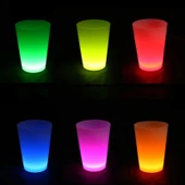 Neon Parti Glow Bardak 1.5 Oz Karışık Renk 1 Adet Tekli - 3