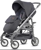 Inglesina Trilogy Tek El Tek Hamle ile Katlanıp Açılan Çift Yön Bebek Arabası Özel Koleksiyon - Village Denim - 1