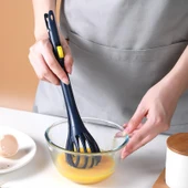 Pratik Kilitlenebilir Sihirli Çırpıcı Yumurta Sos Krema Çırpıcı Ve Makarna Maşası thumbnail 3