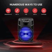 Pyle Taşınabilir Bluetooth PA Hoparlör Sistemi PPHP835B - 3