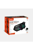 X3 Motor Kask Kulaklık Rgb Modlu Su Geçirmez 5.3 Bluetooth Intercom - 2