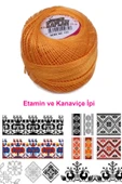 Kaplan Etamin Ve Kanaviçe İpi 8 No Kod/Renk: 741 - Royaleks - 2