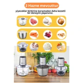 Instantchopper 1000 PRO 2.3 L Cam ve Çelik Hazneli Et Kıyma & Sebze Rondo Doğrayıcı  1.2 L Hazne - 3