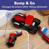 PREXTEX Bump & Go Baloncuk Üfleyen Traktör Oyuncağı - 5