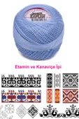 Kaplan Etamin Ve Kanaviçe İpi 8 No Kod/Renk: 799 - Royaleks thumbnail 2