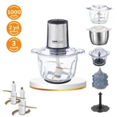 Instantchopper 1000 PRO 2.3 L Cam ve Çelik Hazneli Et Kıyma & Sebze Rondo Doğrayıcı  1.2 L Hazne - 4