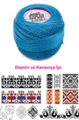 Kaplan Etamin Ve Kanaviçe İpi 8 No Kod/Renk: 518 - Royaleks thumbnail 2