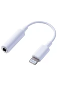 İphone Uyumlu Kablolu Kulaklık Çevirici Adaptör Lightning To Headphone Jack Dönüştürücü thumbnail 3