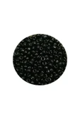 Dökme Cam Kum Boncuk (11/0) 2 mm - 60 Gram -  Siyah - BNC045 - 2