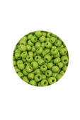 Dökme Cam Kum Boncuk (8/0) 3 mm - 20 Gram - Ihlamur Yeşili - BNC164 thumbnail 2