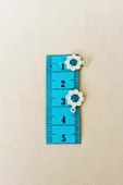 Oya Abiye Bileklik Kolye Pleksi Metalik Plastik Pul Gümüş Renk 24 gram 105 adet - BNC561 - 2