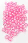Küp Boncuk İçten Boncuklu Bileklik Çanta Boncuğu 10 mm 50 gr Pembe - BNC459 - 1