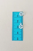 Oya Abiye Bileklik Kolye Pleksi Metalik Plastik Pul Gümüş Renk 8 gram 100 adet - BNC516 - 2