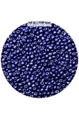 Lacivert Renk 4 mm Yaklaşık 1100 adet / 100 gram Cam Boncuk Oya Yazma Bileklik ve Kolye - 1