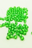 Dünya Boncuk İçten Boncuklu Bileklik Çanta Boncuğu 10 mm 50 gr Yeşil - BNC460 - 1