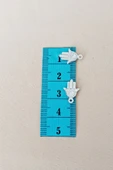 Oya Abiye Bileklik Kolye Pleksi Metalik Plastik Pul Gümüş Renk 24 gram 240 adet - BNC586 - 2