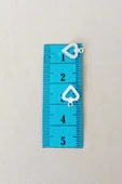 Oya Abiye Bileklik Kolye Pleksi Metalik Plastik Pul Gümüş Renk 8 gram 100 adet - BNC511 - 2