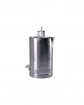 20 Litre Süt Ölçer Kovası Krom (Ölçek) - 1