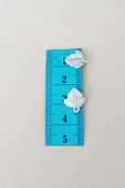 Oya Abiye Bileklik Kolye Pleksi Metalik Plastik Pul Gümüş Renk 8 gram 130 adet - BNC507 - 2
