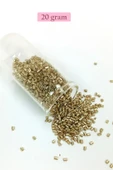 Kesme Cam Boncuk 2mm - 20 Gram - Gold -BNC308 thumbnail 1