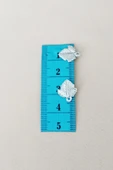 Oya Abiye Bileklik Kolye Pleksi Metalik Plastik Pul Gümüş Renk 24 gram 390 adet - BNC567 - 2