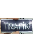 Jandarma ''TRAFİK'' Cep Yazısı 3d Plastik, 2025 Yeni Tip, Cırtlı, 1. Kalite - 1