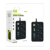 Ftr02 Siyah Akım Çocuk Korumalı Priz 2 Usb Type-C 3lü Grup 2 x USB - 1 x Type-C Girişli thumbnail 2