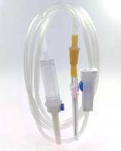 Ekonomik Serum İnfüzyon Seti Pembe İğneli 50 Ad - 1