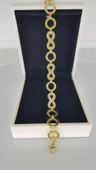 Sonsuzluk Gold Çelik Bileklik - 1