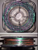 Eagenset Hazır Çapari Kombini Boru Sim Ultraviyole Uv Neon Koyu Yeşil - Pembe Makarada thumbnail 1