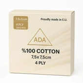 Ada Gaz Kompres 5 li Zarfda 100 lü Steril - 1