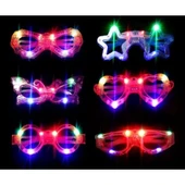 Led Işıklı Yanar Söner Parti Gözlüğü Seti 6 Adet - 1