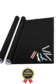 Özel Üretim Öğrenci Yazılabilir Silinebilir Yapışkanlı Büyük Boy Tahta Sticker Blackboard Rulo Pano - 2