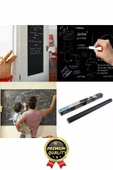 Özel Üretim Öğrenci Yazılabilir Silinebilir Yapışkanlı Büyük Boy Tahta Sticker Blackboard Rulo Pano - 7