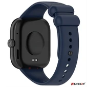 Xiaomi Redmi Watch 4 Uyumlu Purelux Soft Yumuşak Silikon Kordon  Lacivert - 2