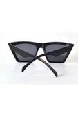 Mat Siyah Çerçeveli Unisex Güneş Gözlüğü - Moda Gözlük - 2