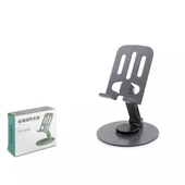 Dönebilir ve Katlanabilir Masaüstü Metal Telefon Tutucu thumbnail 2