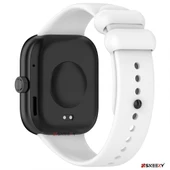 Xiaomi Redmi Watch 4 Uyumlu Purelux Soft Yumuşak Silikon Kordon  Beyaz - 2
