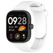 Xiaomi Redmi Watch 4 Uyumlu Purelux Soft Yumuşak Silikon Kordon  Beyaz - 1