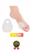 Yüksek Kalite Yumuşak Halluks Valgus Makaralı Bunyon Silikon Ayak Başparmak Kemik Koruyucu 1 Çift - 2